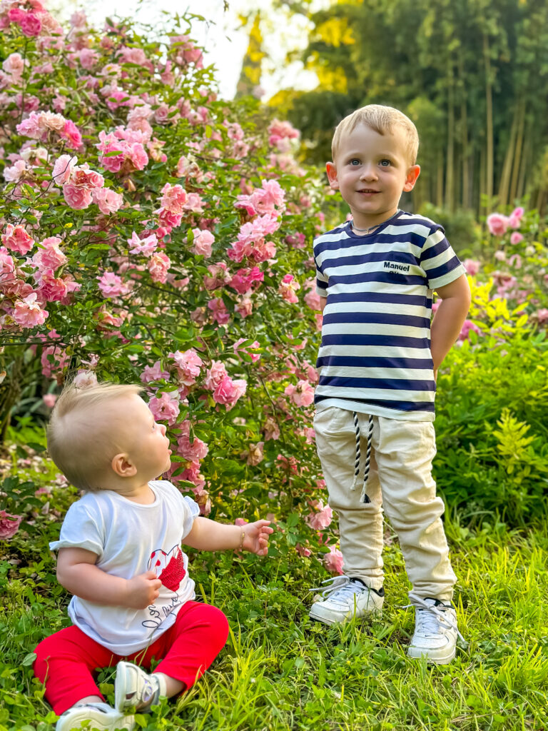 giardino di ninfa bambini